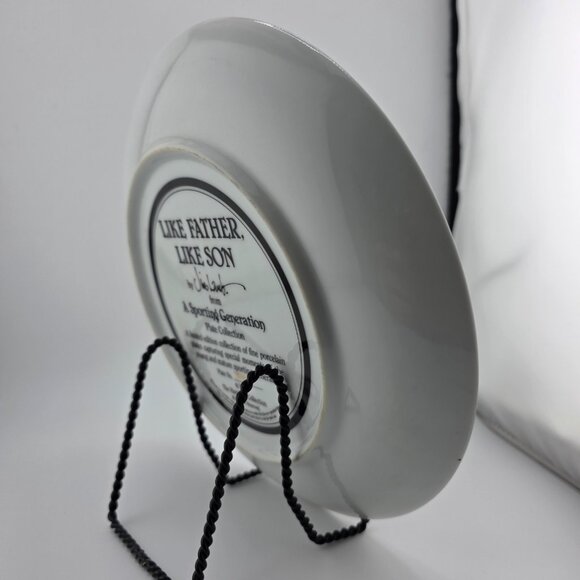 The Hamilton‎ Collection Limited Edition Like Father Like Son Collector Plate - Picture 3 of 5